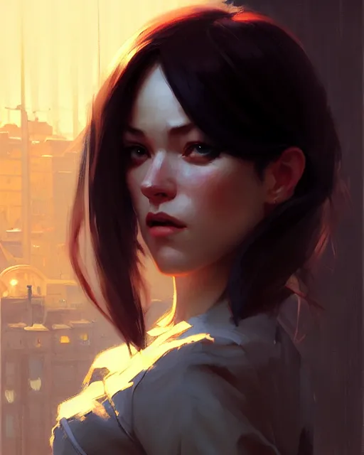 Prompt: a potrait of a human rogue, fine details. night setting. realistic shaded lighting poster by ilya kuvshinov katsuhiro, artgerm, jeremy lipkin and michael garmash, unreal engine, radiant light, detailed and intricate environment, digital art, trending on art station