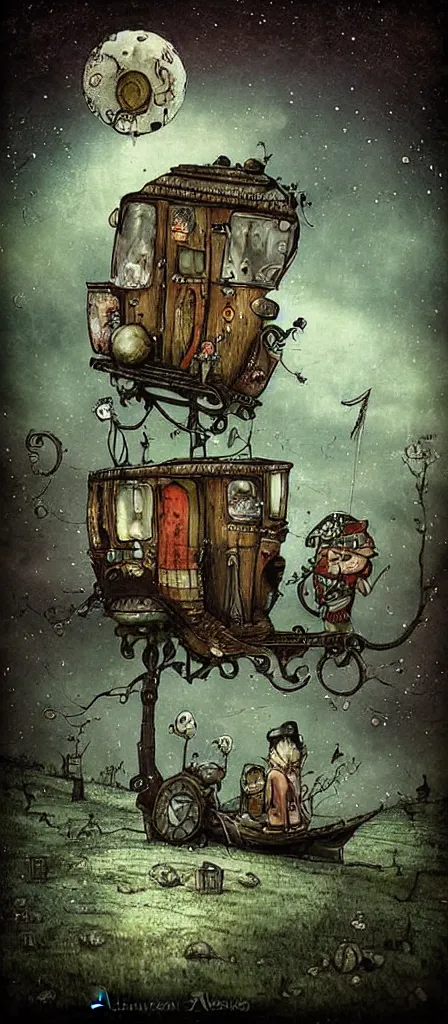 Image similar to a caravan by alexander jansson