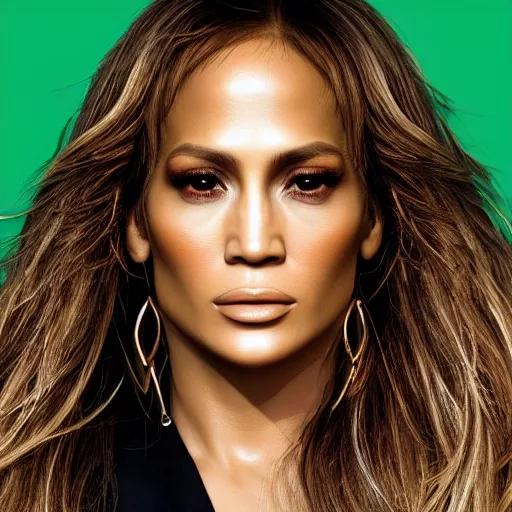 Prompt: j - lo, transparent, translucent, portrait photography, unreal engine