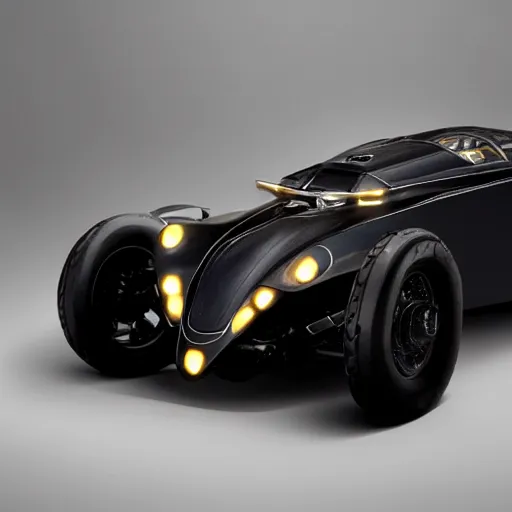 Image similar to Batmobile by Bugatti, full image, Batmobile