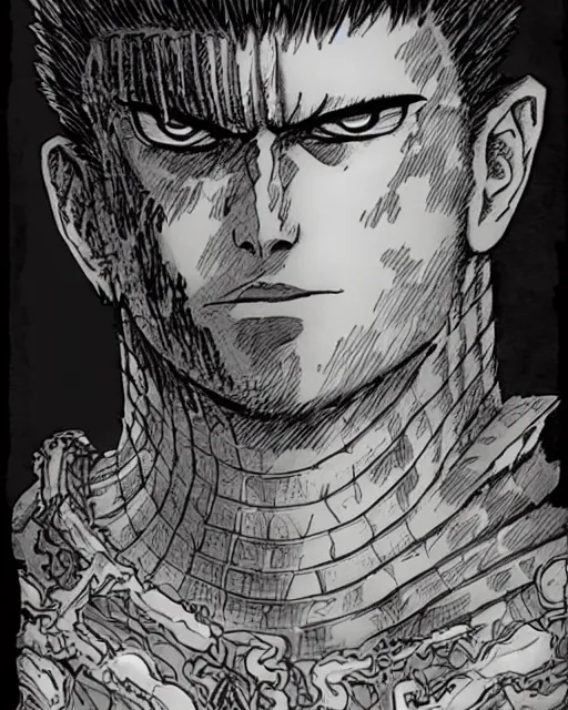 guts berserk, character art by kentaro miura, handsome | Stable Diffusion