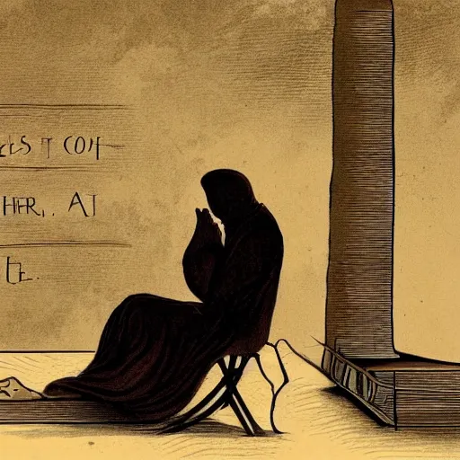 Image similar to as we rest here alone like notes on a page, the finest to compose could not play our pain with a candle through time, i could still see your ghost, but i can't close my eyes, for it for it is there where you haunt me most, illustration