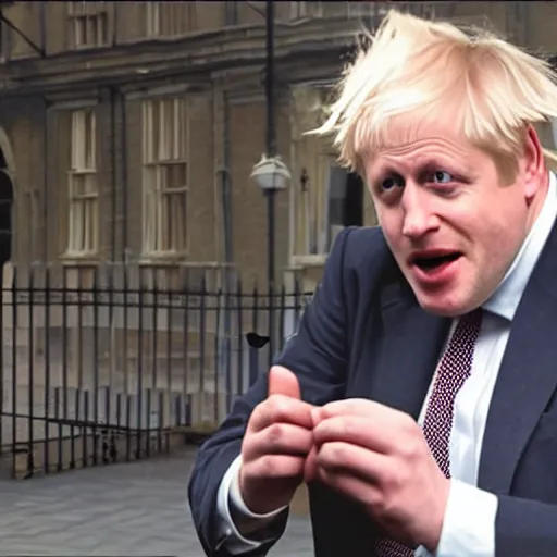 Image similar to movie scene boris johnson in kgb uniform, photorealistic, highly detailed 8 k