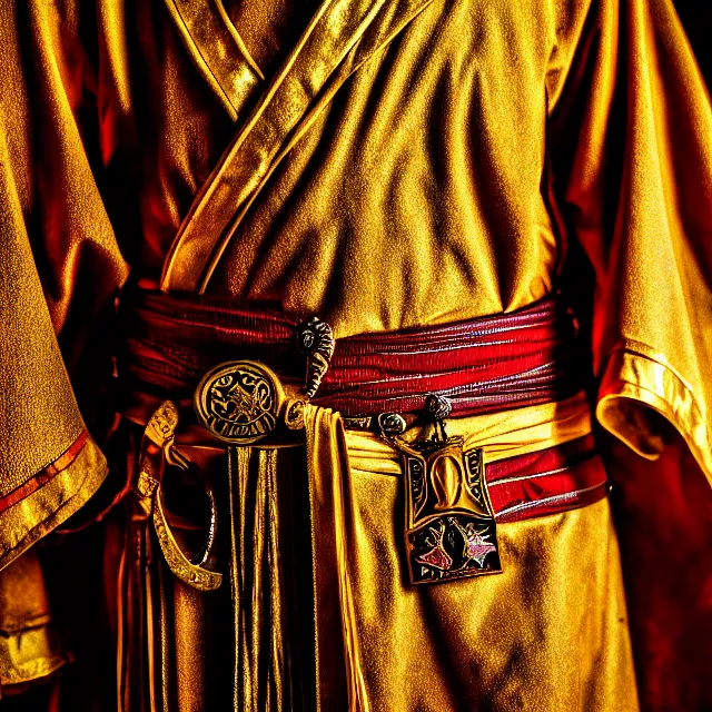 Image similar to photo of a ranger with ornate robes, 8 k, hdr, smooth, sharp focus, high resolution, award - winning photo