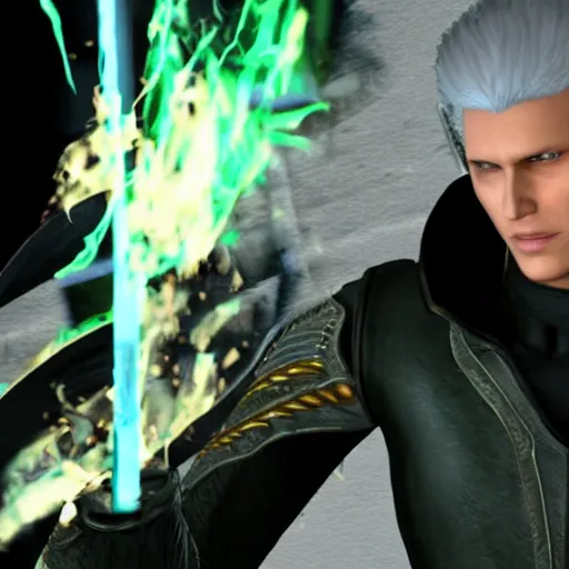 Vergil from Devil may cry, DMC series, Devil may cry, Stable Diffusion