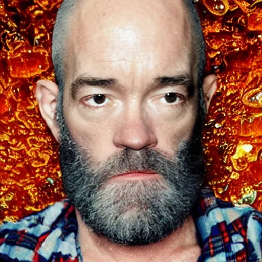 Image similar to michael stipe submerged in honey