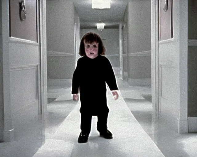 Image similar to movie still from the shining
