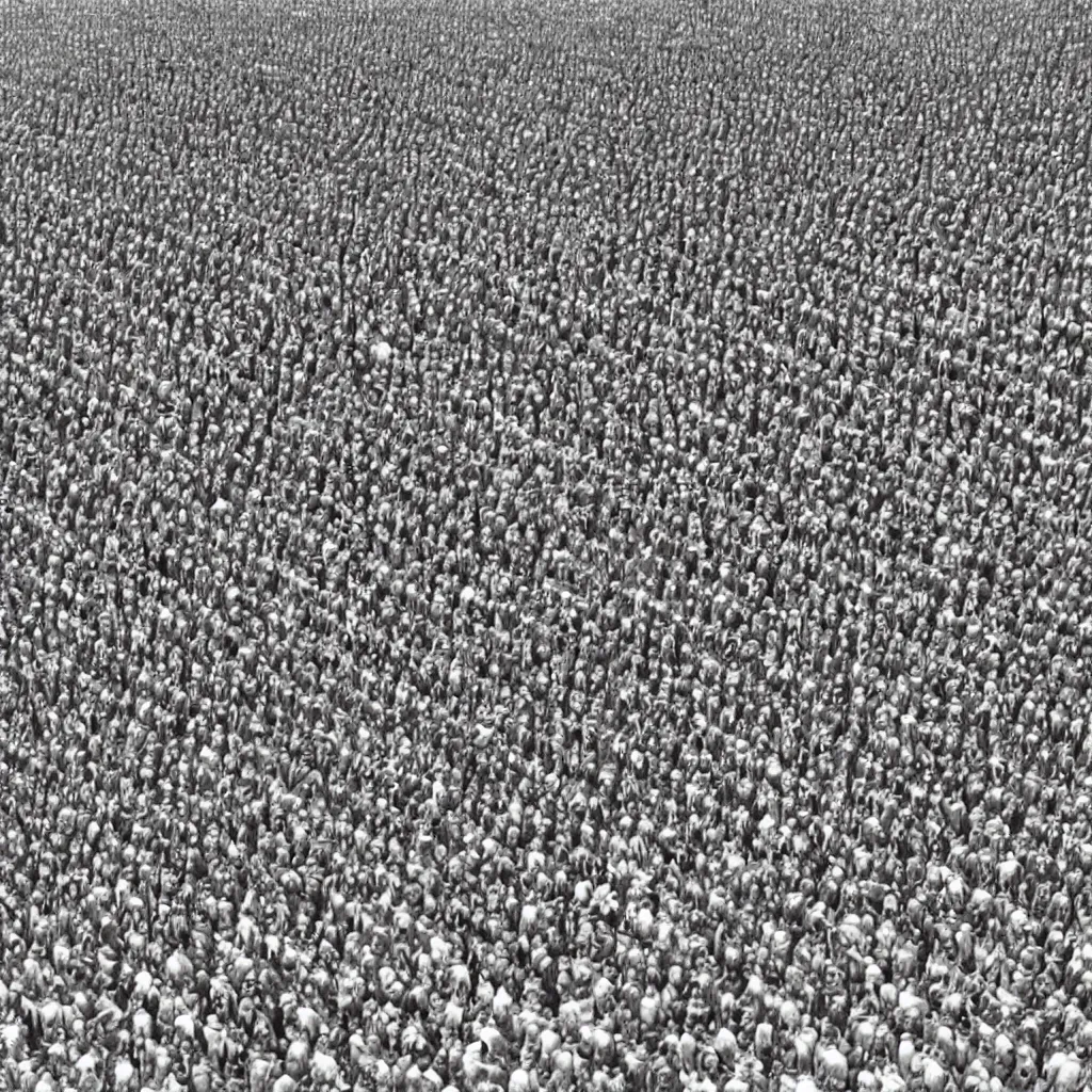 Prompt: very large mouse army on the march. m c escher