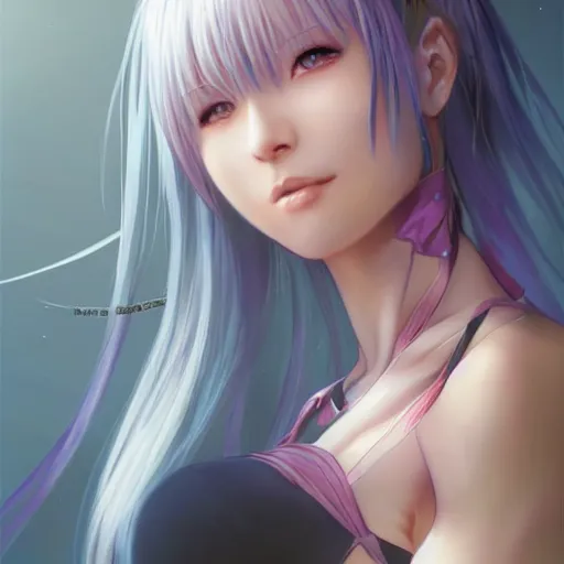 Prompt: portrait of ayane from dead or alive, art by artgerm and greg rutkowski - 7 0 4