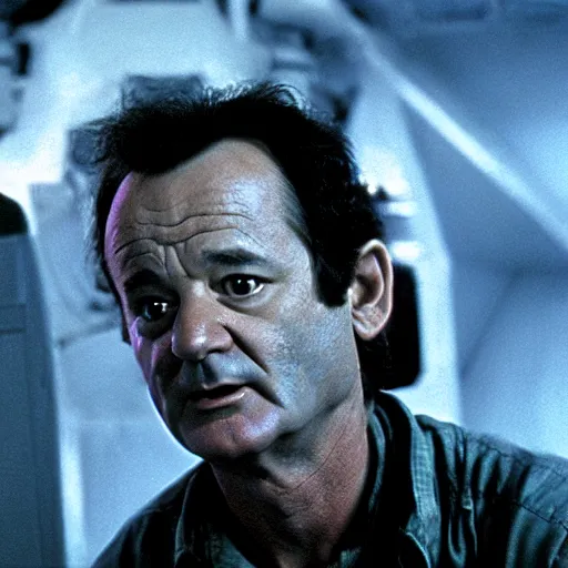 Image similar to bill murray in alien 2