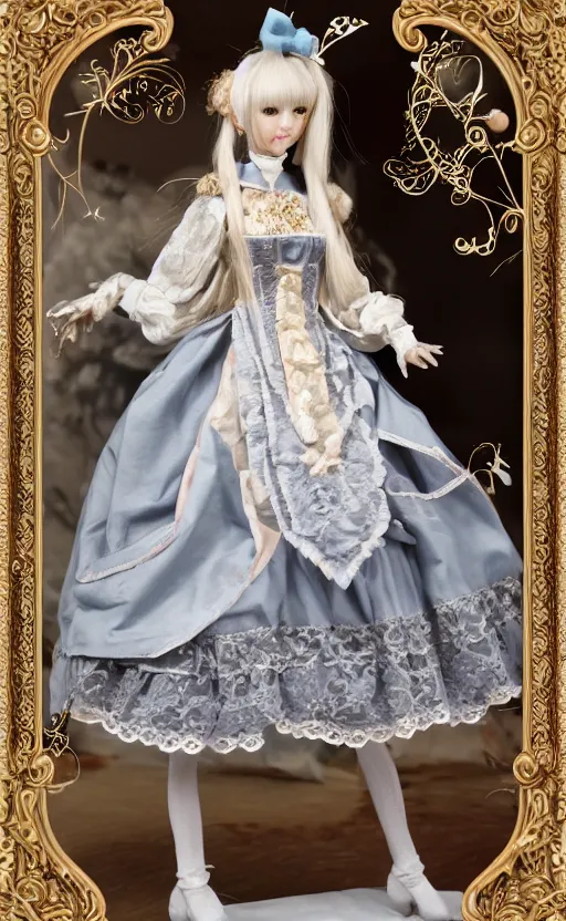 Image similar to dollfie in baroque dress