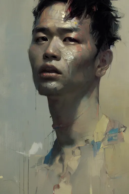 Prompt: ljeong ho - yeon by greg rutkowski, jeremy mann, francoise nielly, van gogh, ross tran, rule of thirds, seductive look, beautiful