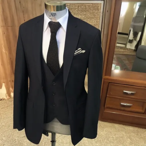 Image similar to 99 dollars and a 3 piece suite