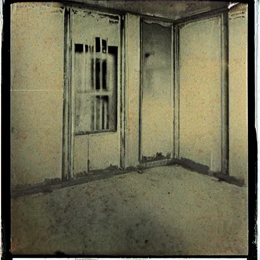 Prompt: noisy blooming abandoned building octagon collie dog clarinet cabinet channel , by Ernst Max and Edgar Degas and Judson Huss , abstract , postmodern , polaroid photo