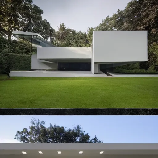 Image similar to a house designed by apple inc.