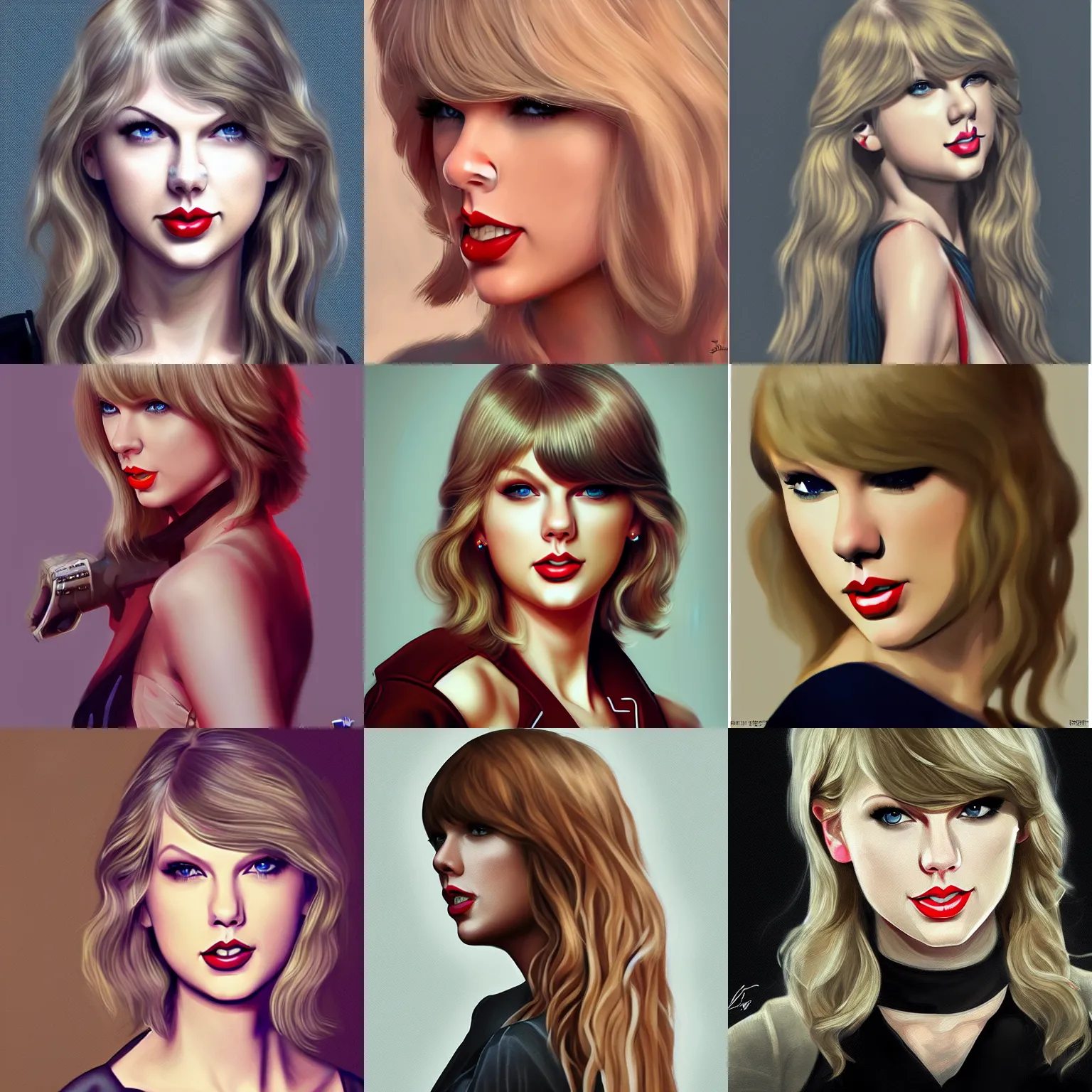 Prompt: Taylor Swift, trending on artstation
