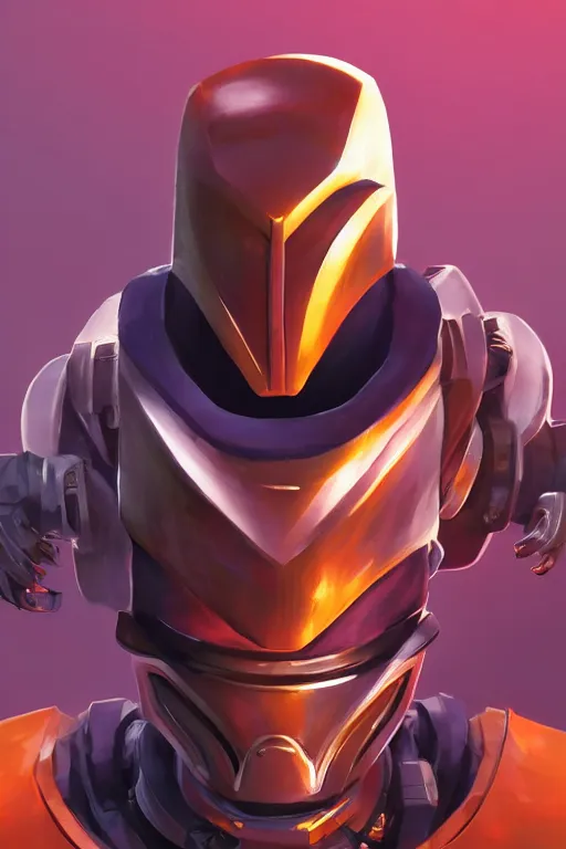 Image similar to epic mask helmet robot ninja portrait stylized as fornite style game design fanart by concept artist gervasio canda, behance hd by jesper ejsing, by rhads, makoto shinkai and lois van baarle, ilya kuvshinov, rossdraws global illumination radiating a glowing aura global illumination ray tracing hdr render in unreal engine 5