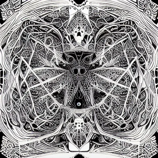 Image similar to “geometrically surreal portal, extremely high detail, photorealistic, intricate line drawings, dotart, album art in the style of James Jean”