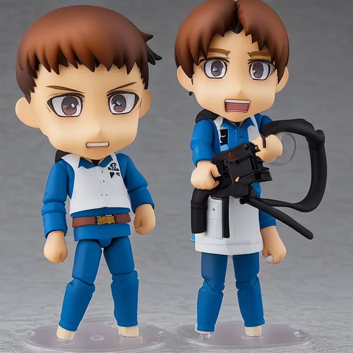 Image similar to jerma 9 8 5, an anime nendoroid of jerma 9 8 5, figurine, detailed product photo