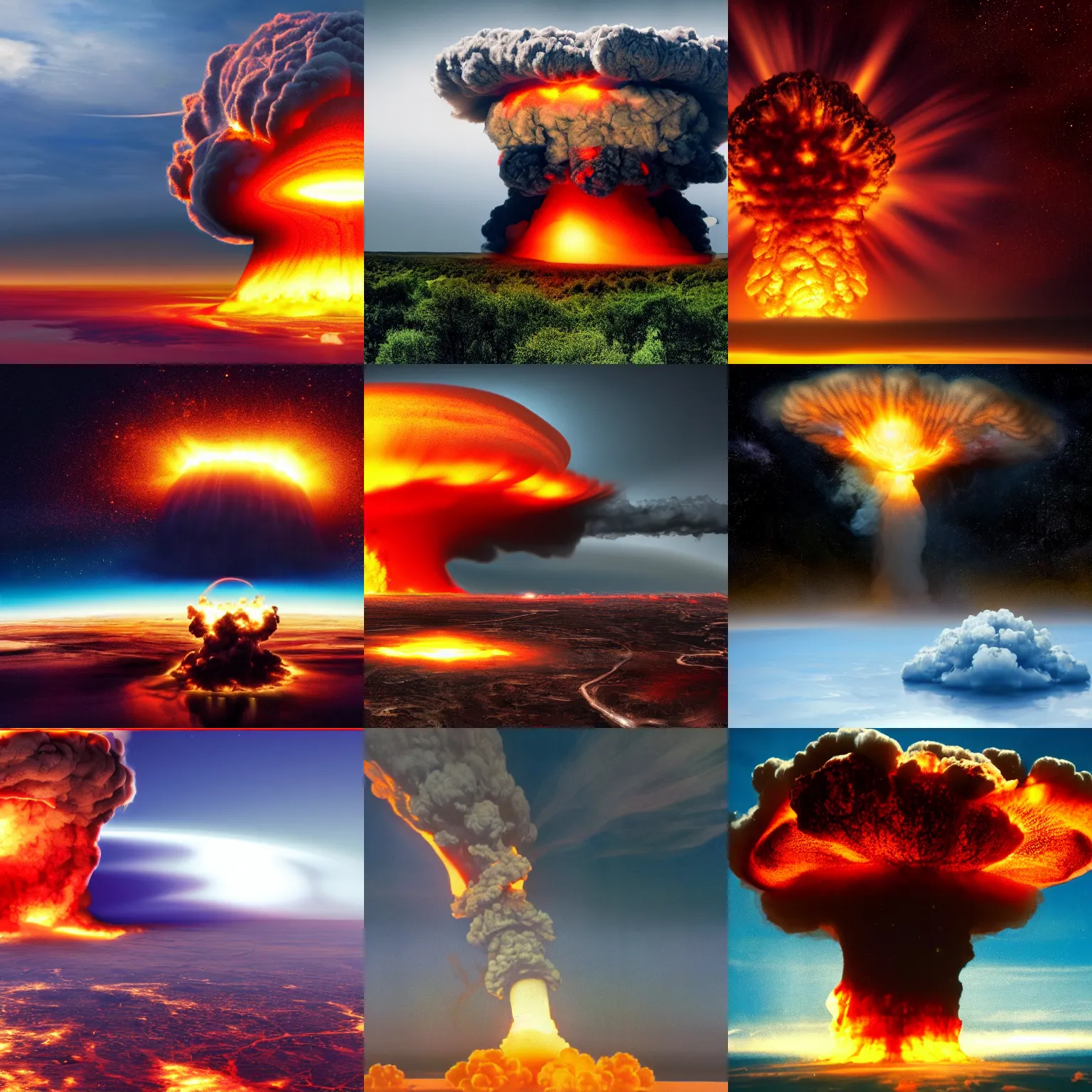 Prompt: nuclear explosion, 4 k