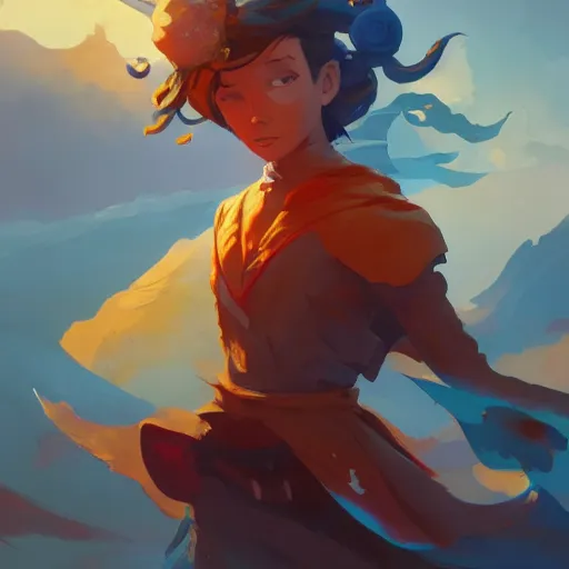 Image similar to hero world wizard of the coast, behance hd by jesper ejsing, by rhads, makoto shinkai and lois van baarle, ilya kuvshinov, rossdraws global illumination