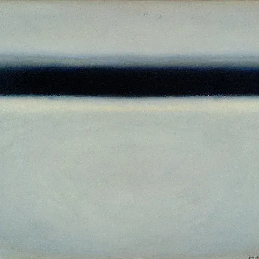 Image similar to the abstract painting'arctic void ', by caspar david friedrich, by rothko