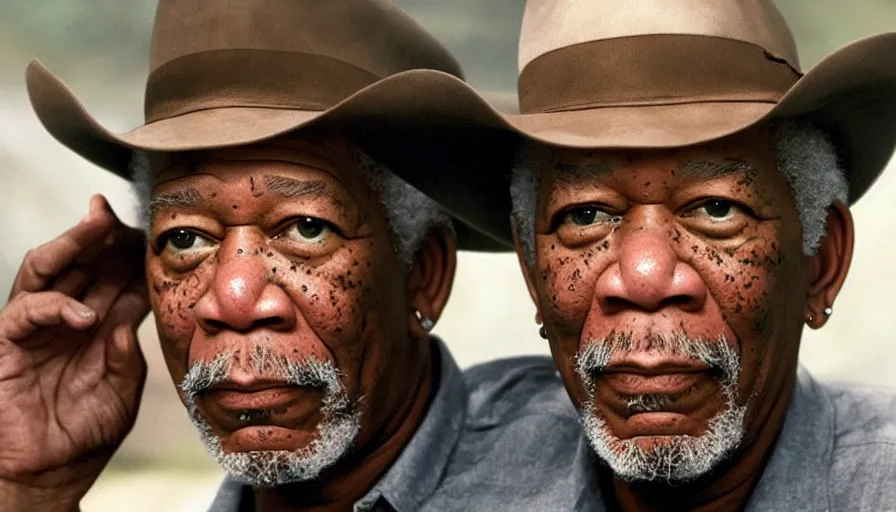 Image similar to morgan freeman as walker texas ranger