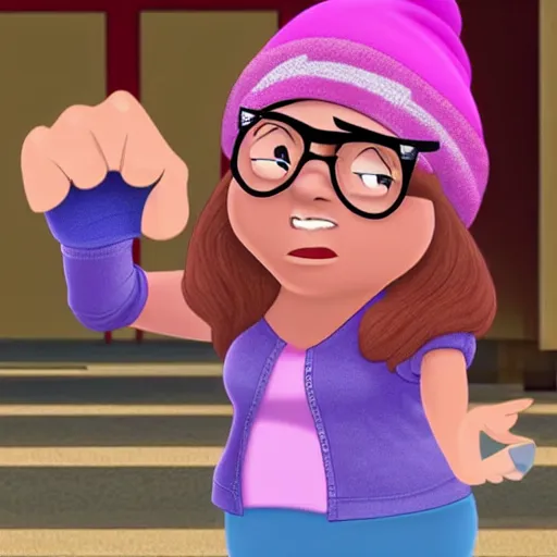 Prompt: Meg Griffin in real life