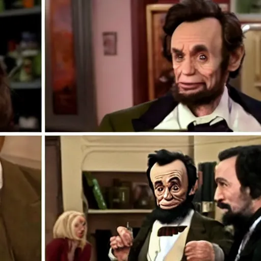 Prompt: The It's Always Sunny in Philadelphia episode where the gang meets Abe Lincoln
