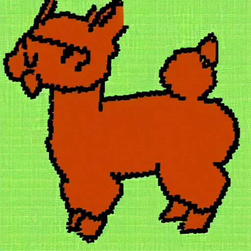 Image similar to an alpaca pokemon by ken sugimori