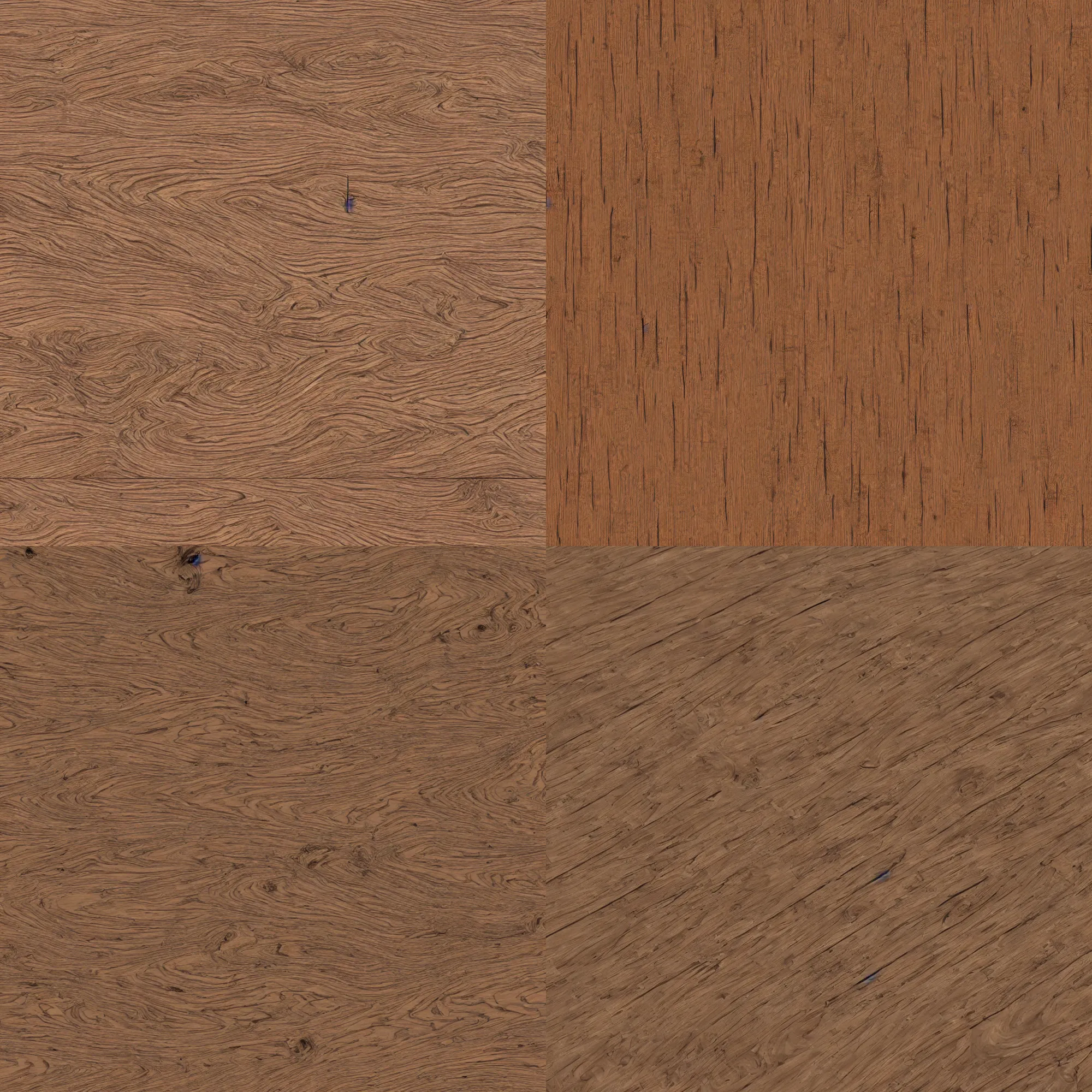 Prompt: 4K old and dusty cabin wood floor with scratches and bumps. Seamless high detailed PBR material.