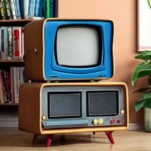 Image similar to retro television set