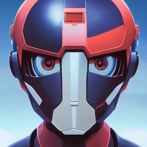 Image similar to face icon stylized minimalist robotech, loftis, cory behance hd by jesper ejsing, by rhads, makoto shinkai and lois van baarle, ilya kuvshinov, rossdraws global illumination