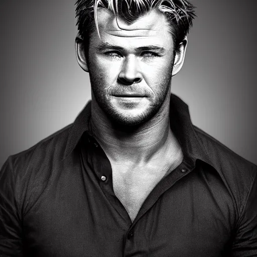 Prompt: chris hemsworth and gordon ramsay crossbreed, rendered in 3 d by xie boli, trending on artstation, 4 k, 8 k, photorealistic imagery, photorealistic details, intricate, highly detailed