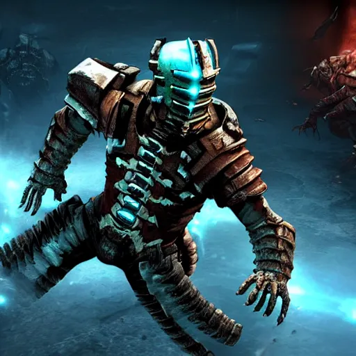 Prompt: Dead Space as a Diablo game, ARPG, next gen game, High Resolution Textures, Unreal Engine, 4K