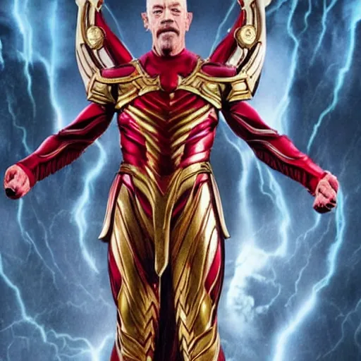 Image similar to jk simmons as Omniman, live action, movie, MCU