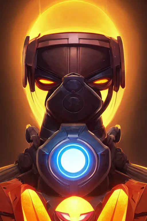 Image similar to epic mask helmet robot ninja portrait stylized as fornite style game design fanart by concept artist gervasio canda, behance hd by jesper ejsing, by rhads, makoto shinkai and lois van baarle, ilya kuvshinov, rossdraws global illumination radiating a glowing aura global illumination ray tracing hdr render in unreal engine 5