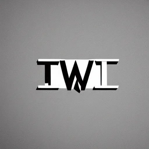 Image similar to logo from word t, minimalistic design, banksy, bold, sharp, white background, illustration