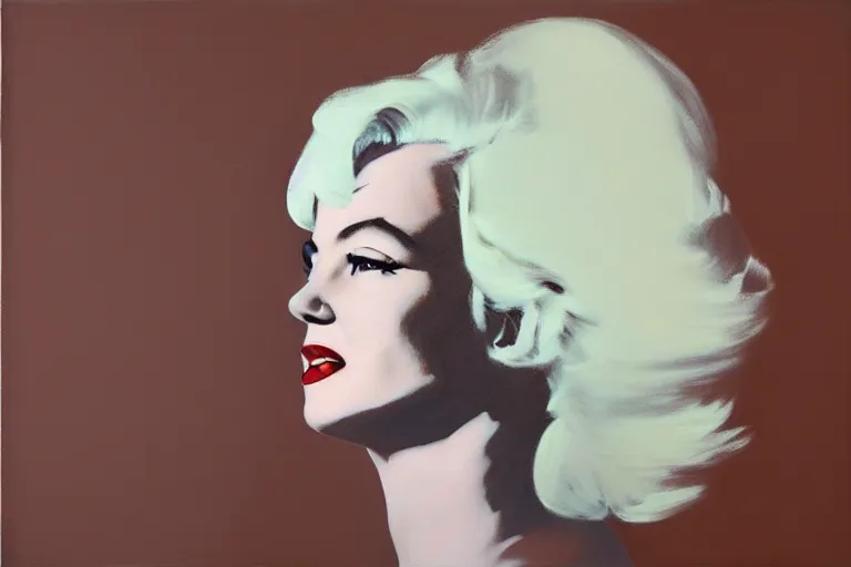 Image similar to portrait of merlyn monroe artwork by tim eitel