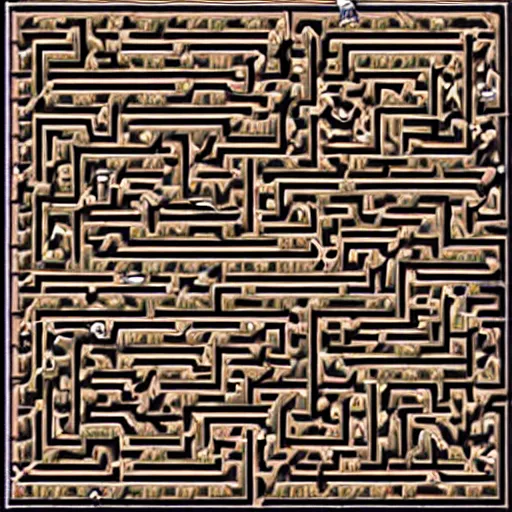 Prompt: infinite maze