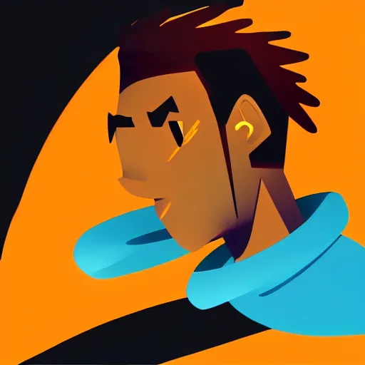 Image similar to 2 d character design, male rapper, vector art, digital art, portrait, 4 k, 8 k, sharp focus, smooth, illustration, concept art, music artist