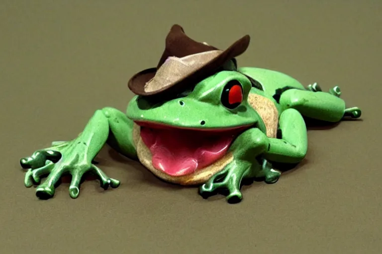 Image similar to cowboy frog