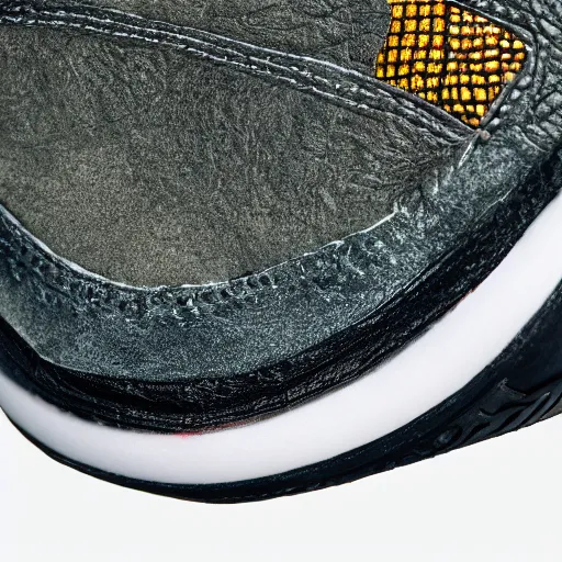 Image similar to trex waring sneakers, award winning, macro, high detail, 85mm, 4k, 8k, HD, super high resolution, photoshop