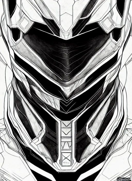 Image similar to a - symmetry concpet art, full shot, traditional ink, sketch, thanos, line sketch, intricate, elegant, highly detailed, monochrome, digital painting, artstation, concept art, sharp focus, illustration, art by borderlands 3 and peter polach