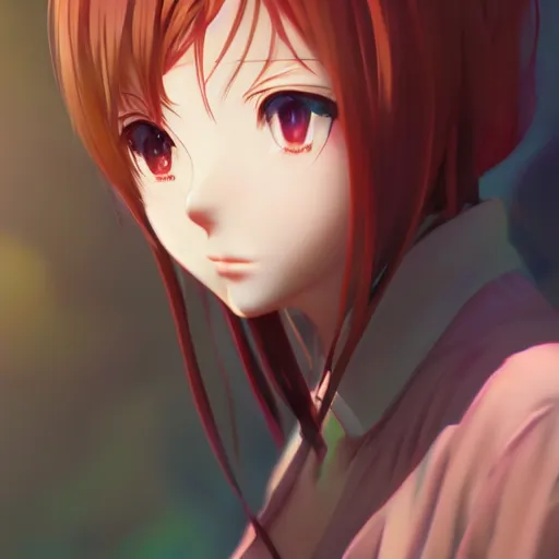 Prompt: photorealistic anime girl render, detailed face, colorful, atmosphere cinematic, by wlop, by ilyu kuvshinov, soft shadows, be concept art, super detailed, octane render, 8 k, super realistic, ufotable studio art style, global illumination, trending in pixiv, japanese light novel cover, visual novel