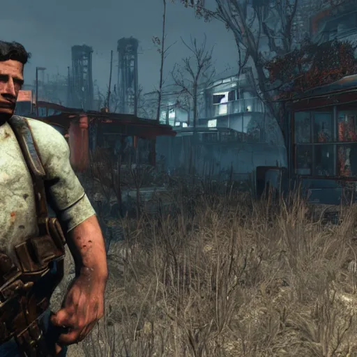 Image similar to rodd howard in fallout 4