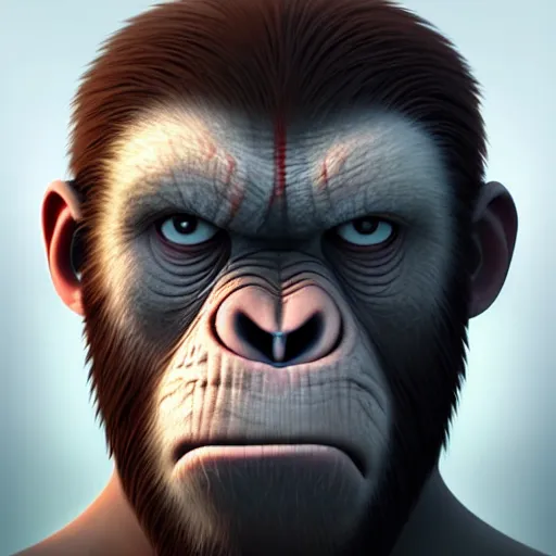 Image similar to face icon stylized minimalist war for the planet of the apes, loftis, cory behance hd by jesper ejsing, by rhads, makoto shinkai and lois van baarle, ilya kuvshinov, rossdraws global illumination