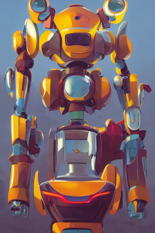 Image similar to metabots medabots medarotto medarot robot minimalist comics helmet mask neon cybereye, behance hd by jesper ejsing, by rhads, makoto shinkai and lois van baarle, ilya kuvshinov, rossdraws global illumination ray tracing hdr radiating a glowing aura