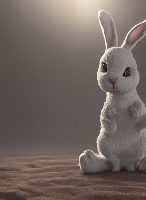 Image similar to donnie darko bunny dimension photographed by michael tullberg, cinematic lighting, photorealistic, octane render 8 k depth of field 3 d masterpiece