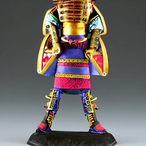 Image similar to a ancient psychedelic samurai